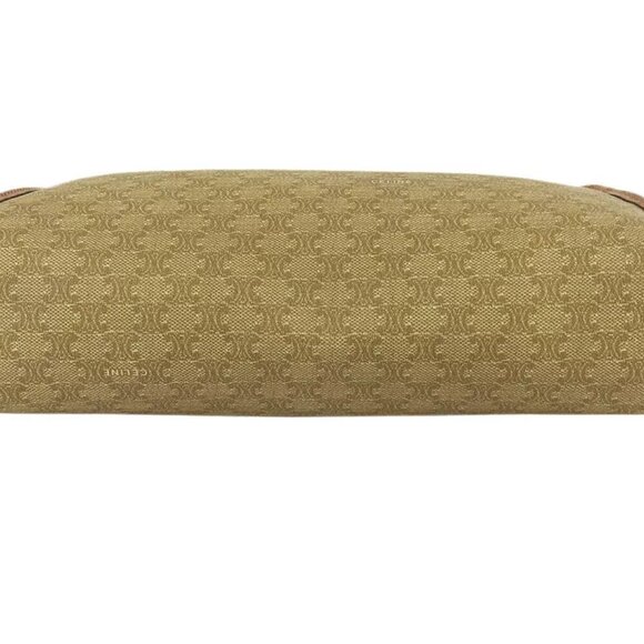 CELINE clutch bag macadam beige PVC ?~ leather Authentic T19132 - Picture 5 of 9